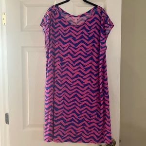 Lilly Pulitzer Robyn Dress “I Got Lucky” Print Size XL